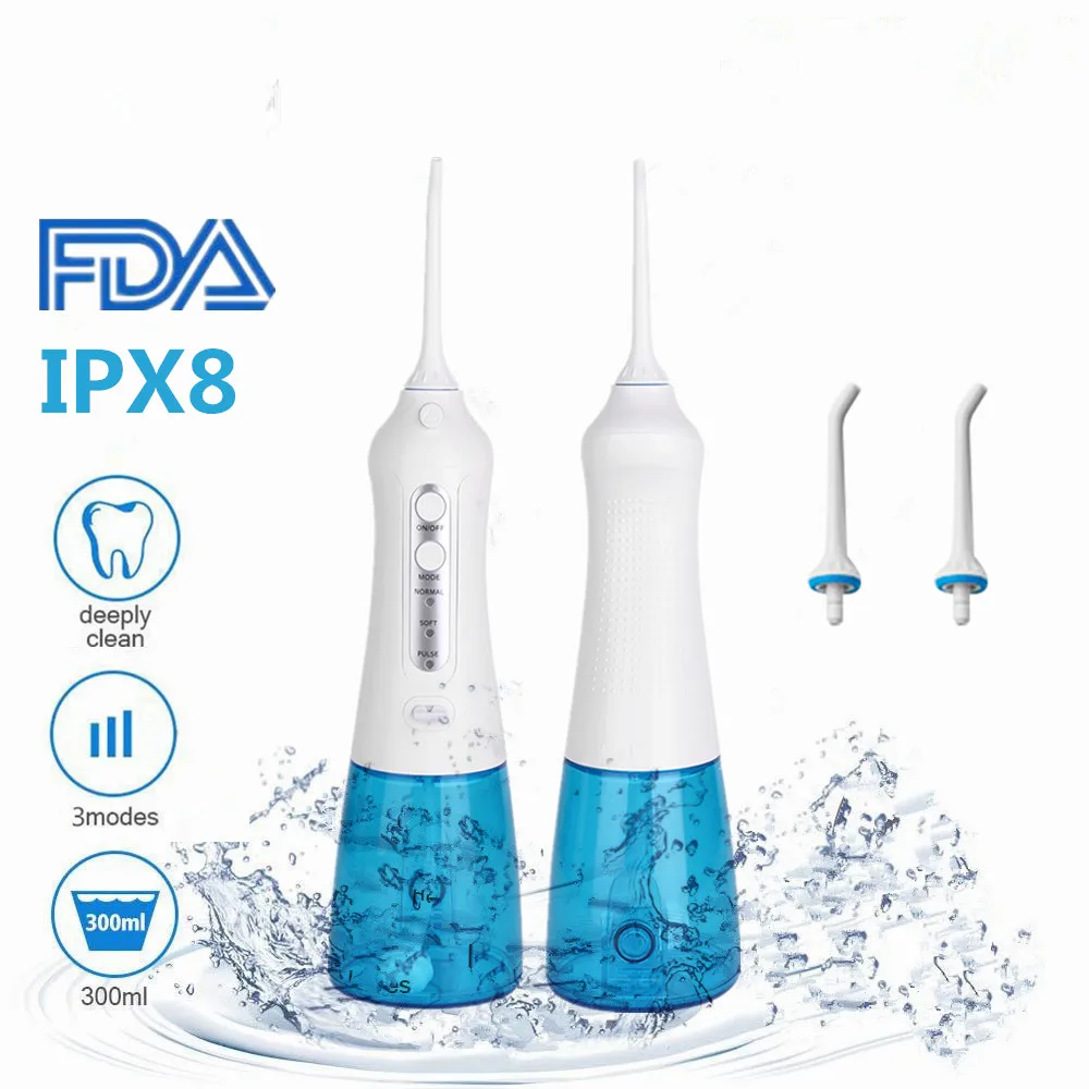 

Oral Irrigator Tips Dental Water Flosser Electric Cleaner Oral Hygiene Dental Water Flossing Tooth Care Clean USB Rechargeable