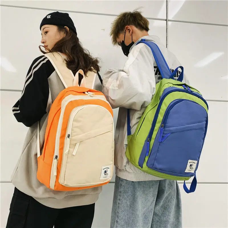 

Teenage School Bags for Girls Student Women Backpack School Teen Fresh Campus Preppy Female Middle High Bookbags Large