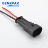 BENKPAK-connecteur de câblage automobile étanche à 2 broches scellé pour Auto, connecteur de câblage étanche, fabrication ► Photo 3/6