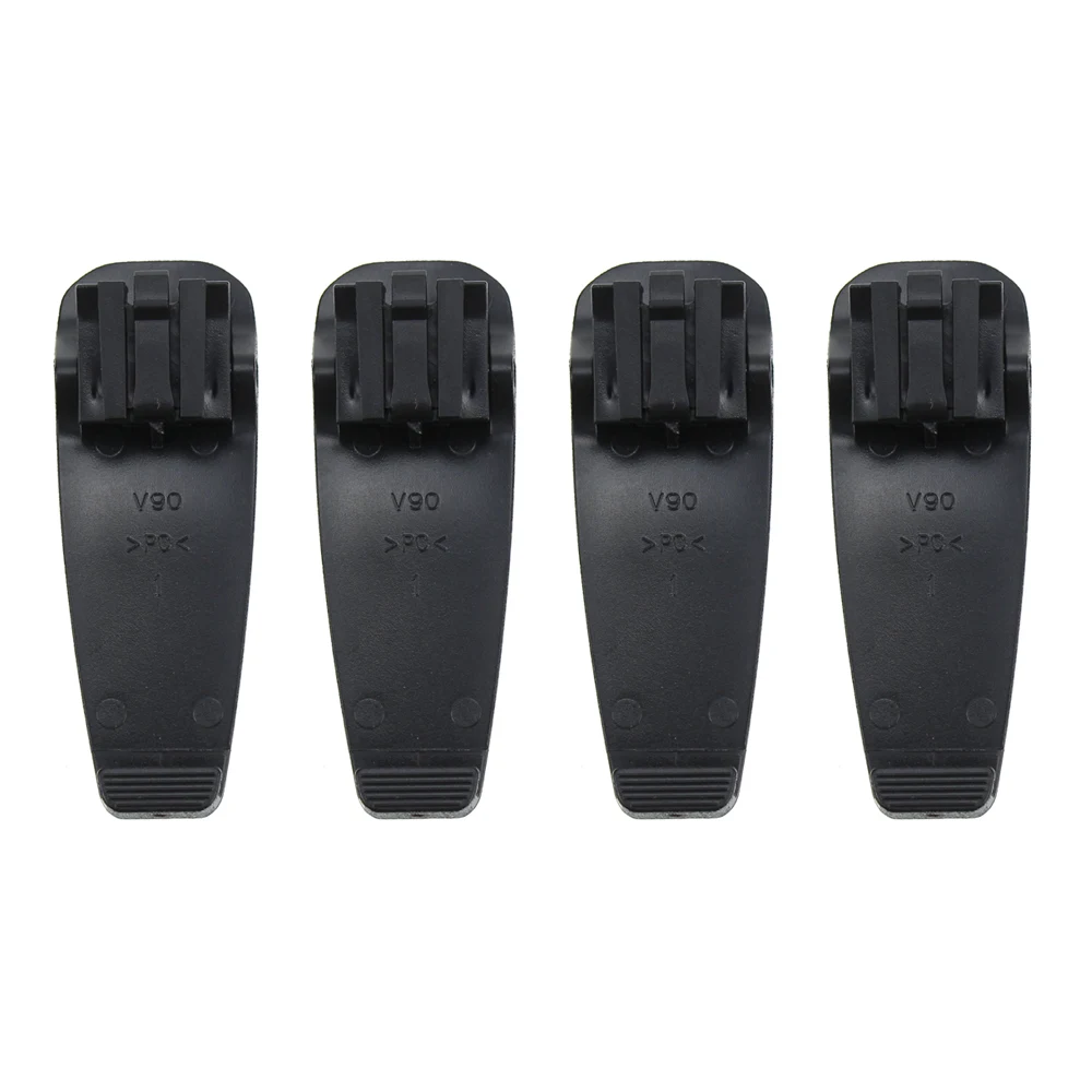 4X BP-265 BP-265LI Зажим для ремня аккумулятора для BMW ICOM IC-F3001IC-F4001 IC-F3101D IC-F4101D IC-F3002 - Цвет: Black