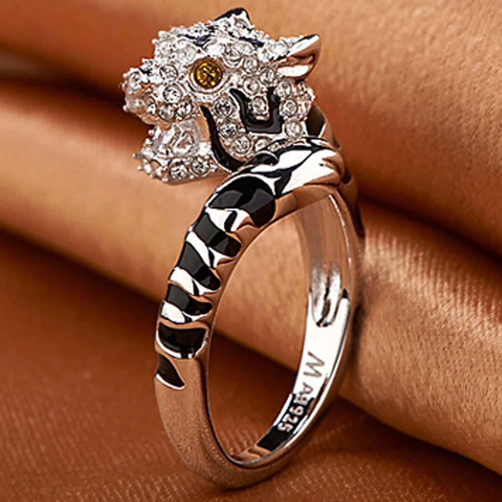 Cute Sweet Animal Chinese Classic Zodiac Ring Lady Men's Birthday Ring Adjustable Valentine Gift Ring A4P423