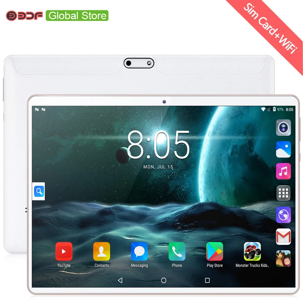 Новые поступления 10-дюймовый планшетный ПК четырехъядерный Android 7 0 планшеты WiFi