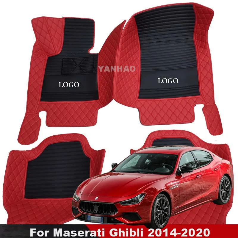 

Car Floor Mats For Maserati Ghibli 2014 2015 2016 2017 2018 2019-2022 Waterproof Front & Rear Carpets Rugs Car Accessories Mat