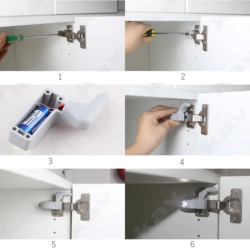 LED Under Cabinet Light Universal Wardrobe Smart Touch Light Sensor Led Armario Inner Hinge Lamp for Cupboard Closet Kitchen 4 LED Under Cabinet Light Universal Wardrobe Smart Touch Light Sensor Led Armario Inner Hinge Lamp for Cupboard Closet Kitchen 4