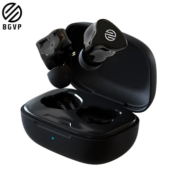 

BGVP Q2 TWS Wireless bluetooth Earphone Knowles Moving Iron Unit Fever HiFi Stereo Earbuds Support MMCX Wired Mode Headset
