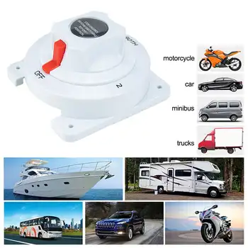 

6-32V RV Boat Battery Selector Switch Four Speed Battery Switch For RV Boat Motor