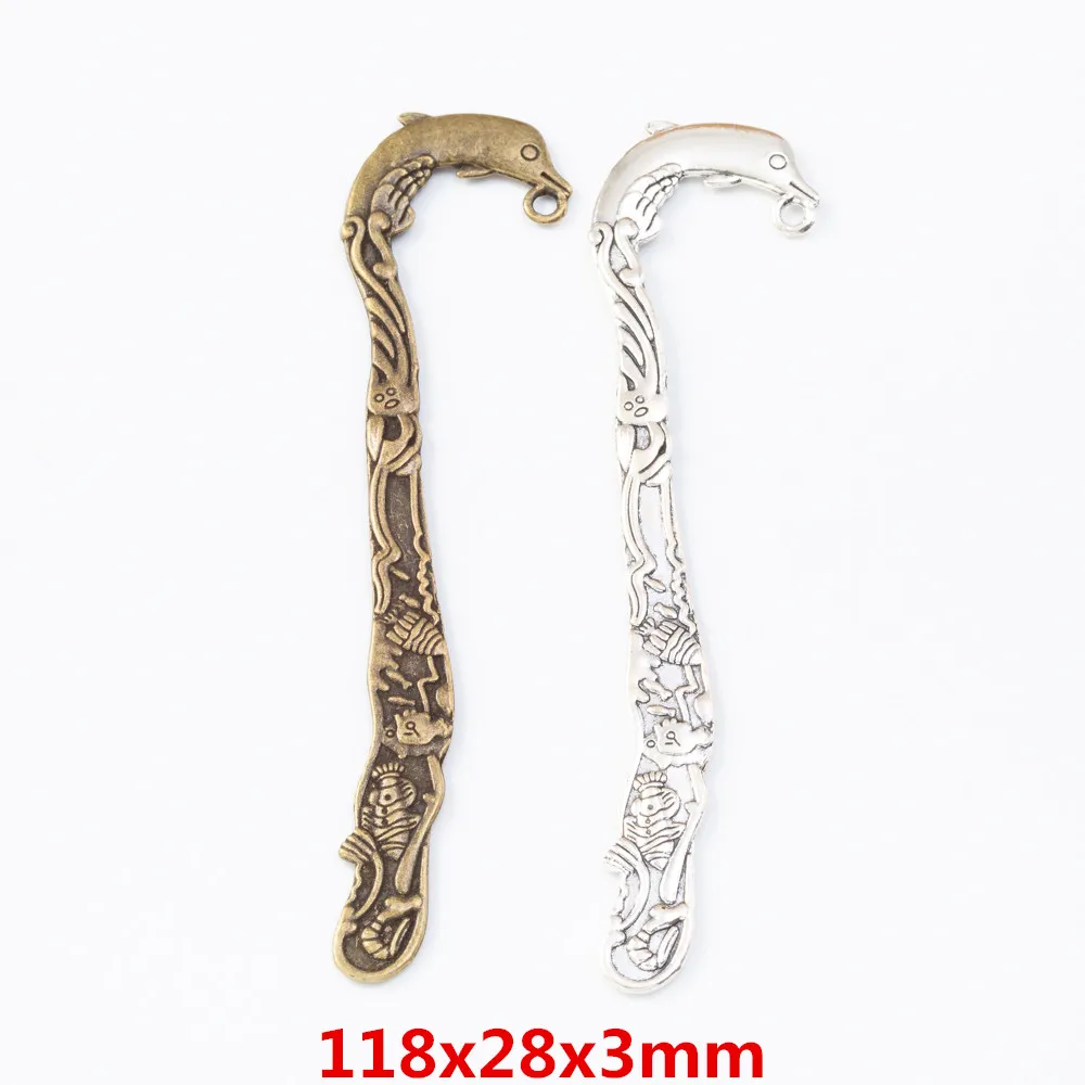 

5 pieces of retro metal zinc alloy Bookmark pendant for DIY handmade jewelry necklace making 7898