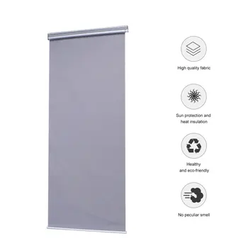 

Roller Blind Double Side Shade Spring Fast Release Roller Blind Clamp Supports Window Blind Curtain for Windows Home Office (Blu