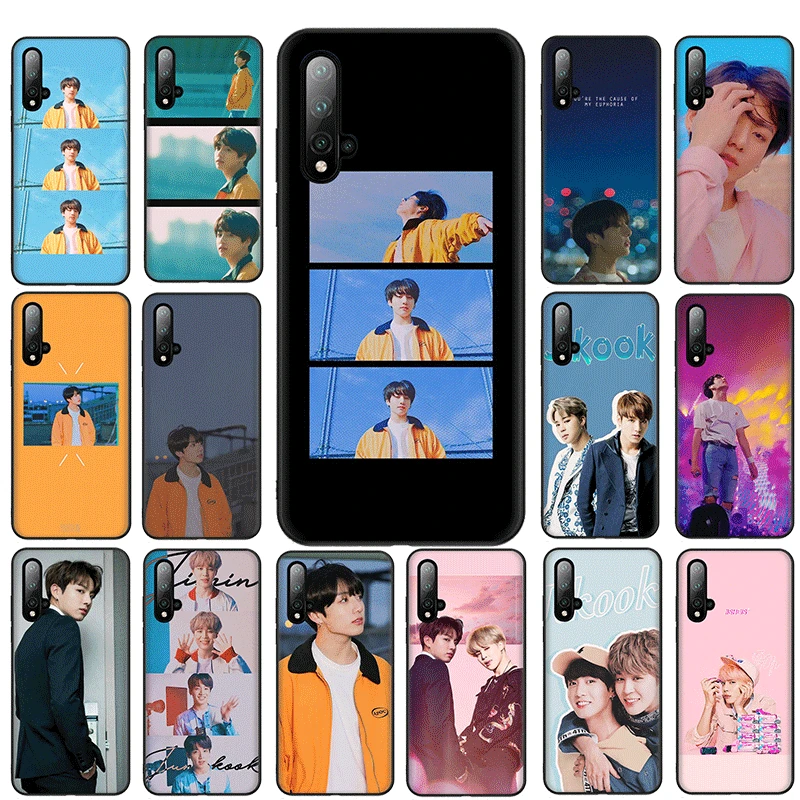 Чехол для телефона Jungkook KPOP MAN черный чехол из ТПУ Huawei P Smart Plus 2018 2019 Z Y6 Y7 Y9 Prime P40 Pro Max |