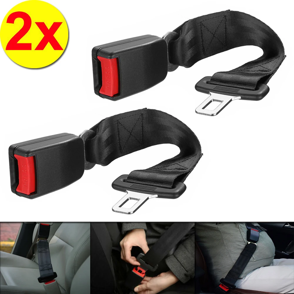 Universal Car Seat Belt Buckle Extender with Extension Socket for  Overweight Individuals and Pregnant Women 12-36cm - AliExpress