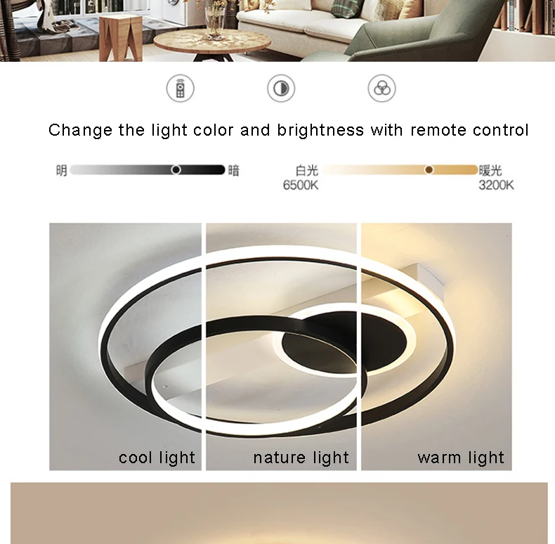 Chandelierrec AC90-260V потолочные люстры светильники для гостиной спальни Современные светодиодные люстры низкие потолки канделябро
