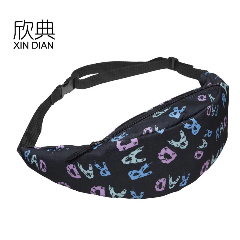 

Belt Bag Top Rushed Women Amazon's 2019 Ms Outdoor Digital Printing Letters Pockets Running Sports Tourism Portable Female Bag