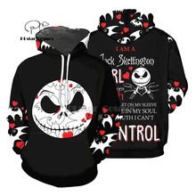 PLstar Cosmos Джек Скеллингтон Джек Салли 3d толстовки/Толстовка зимний Кошмар перед Рождеством Хэллоуин streetwear-46