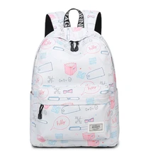 Женский тканевый женский рюкзак большой емкости Дорожная сумка для школьников сумка для подростков девочек сумки на плечо дамская сумочка
