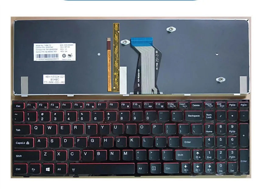 Suitable for Lenovo ideapad Y500 Y510 Y590 15303 Y510P original new backlit keyboard | Компьютеры и офис