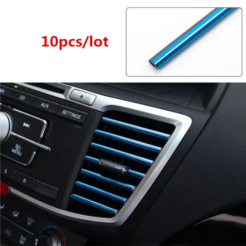 Car-styling 2020 New U Shaped DIY Air Vent Grille Decoration for TOYOTA RAV4 C-HR COROLLA CROWN REIZ PRIUS VIOS LAND | Автомобили и
