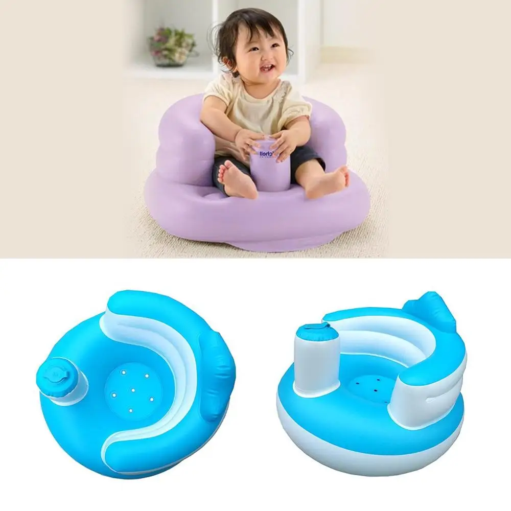 

Kids Baby Inflatable Chair Inflatable Chair Learning To Sit Chair Keep Sitting Comfortable Travel Beach Bathing Seat