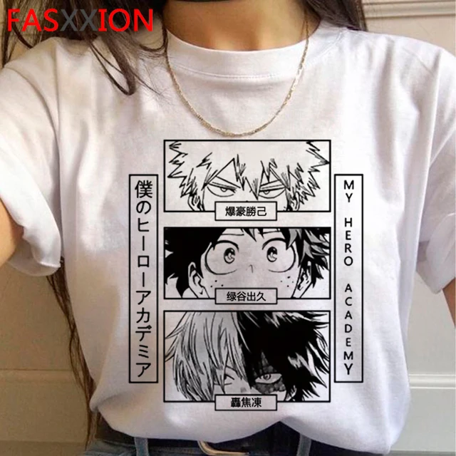 My Hero Academia Bakugou T-shirt Men Cute Anime Boku No Hero Academia T Shirt Cool Todoroki Graphic Tshirt Hip Hop Top Tees Male 49094