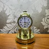 Retro living room clock, silent table clock, rotating pendulum 2