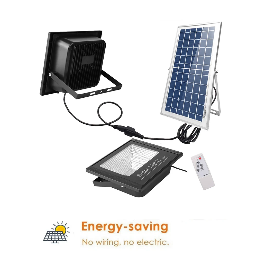LED Solar Powered lamp Night light Outdoor Waterproof For Garden Patio Yard Emergency Security wall lighting split panel indoor | Лампы и