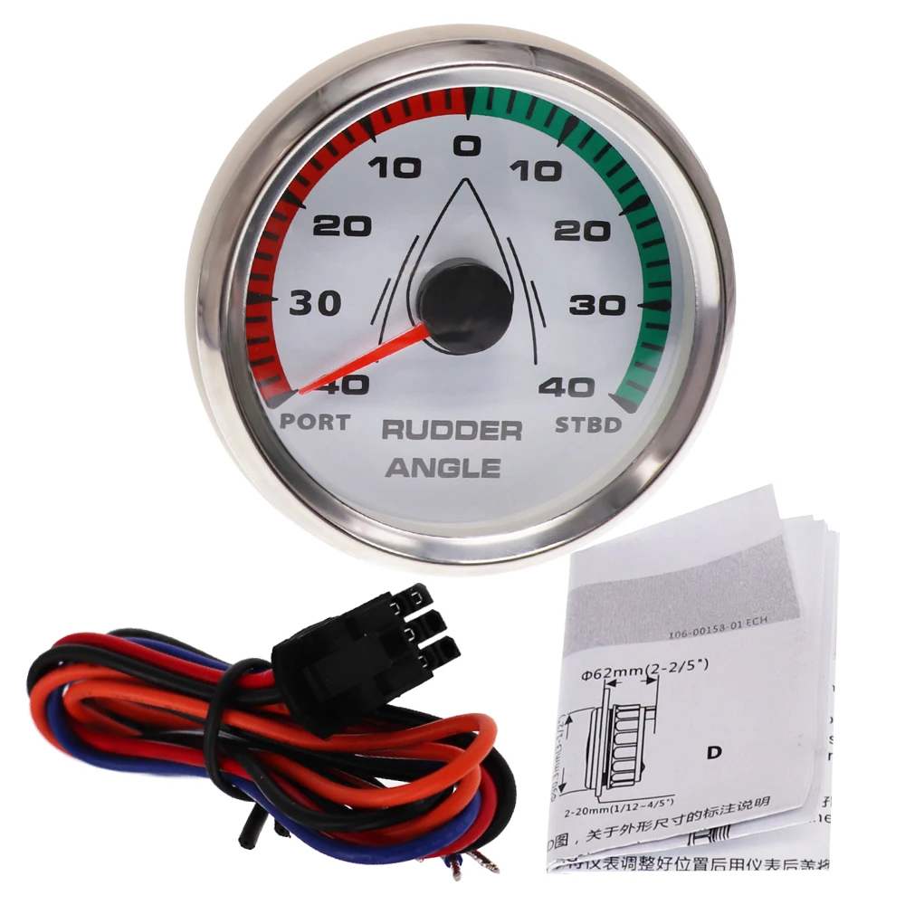 Водонепроницаемый указатель угла поворота руля лодки 7 цветов подходит для