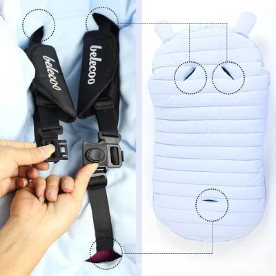 Bolsa de Dormir Envelope para Recém-nascidos Envelope para Descarga Carrinho de Bebê Inverno Extrato Sono Bolsa Térmico Algodão Criança no Cobertor 15 térmico algodão criança no carrinho de bebê cobertor