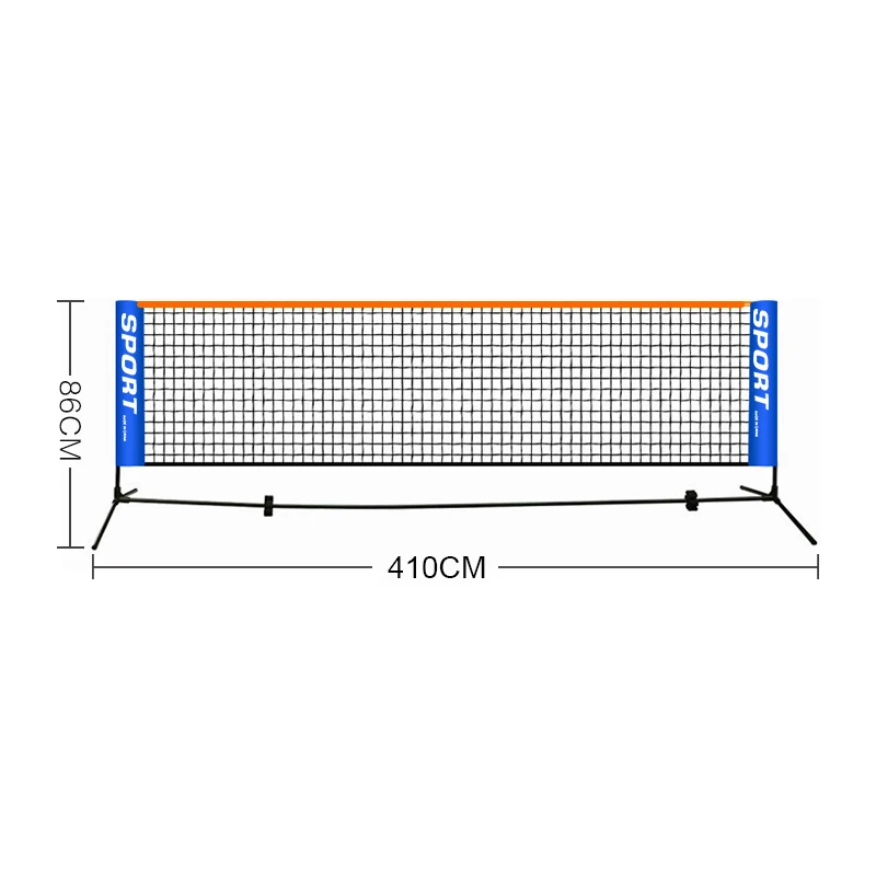 Portable Standard Professional Tennis Training Net Foldable Badminton Net With Stand For Adult kids Indoor Outdoor Tennis Sports
