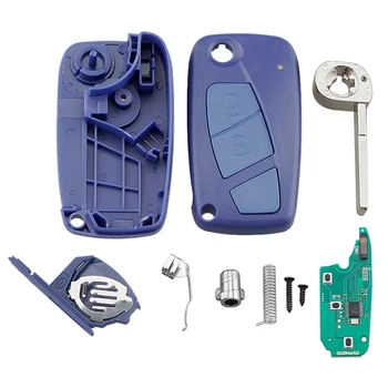 

Car Smart Remote Key 2 Buttons Car Key Fob Fit for Fiat 500 Panda 43HZ PCF7946