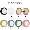 LED Downlight Modern Colorful Ceiling Lamp Surface Mounted Spot Led 3W 5W 7W 9W Ultra Thin Bedroom Living Room Lighting 220V ► Photo 3/6