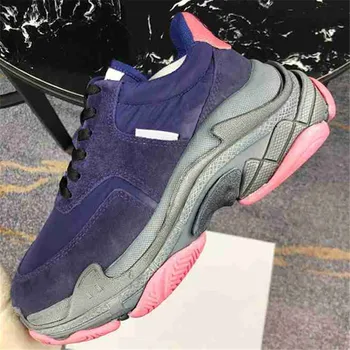 

Zapatos De Mujer Round Toe Platform Shoes Woman Chunky Women Shoes Flat Basket Femme Sneakers Women Sport Shoes Lace Up Ladies