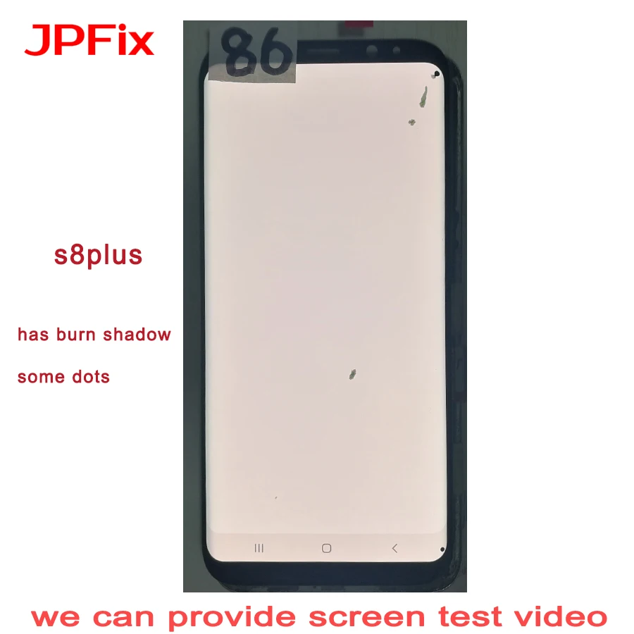 JPFix Super AMOLED для Samsung Galaxy S8 Plus G955 LCD сенсорный экран в сборе с точечной теневой