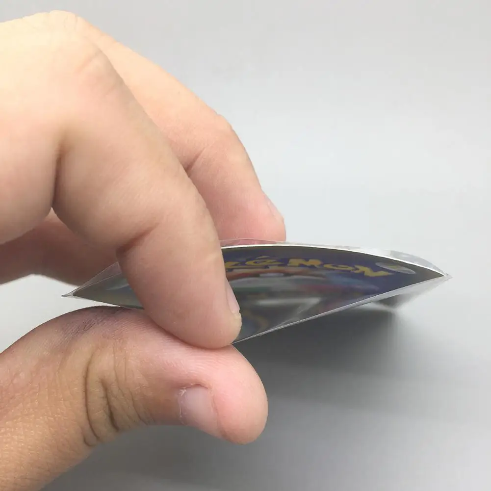 100pcs пластиковый, прозрачный, для карт рукава волшебное кольцо для покемон TCG Yu-Gi-Oh! Настольная игра Таро "тройка" покер карты протектор
