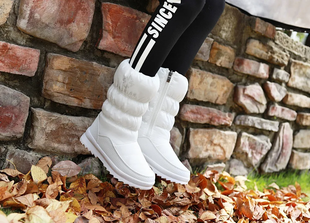 new fashion Women snow boots platform winter boots thick plush waterproof non-slip boots women winter shoes botas mujer