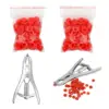 Castrating Rings Livestock Equipment Tail Cutting Castration Circle for Castrating Pliers Elastrator Sheep Farm Animals Goat 5