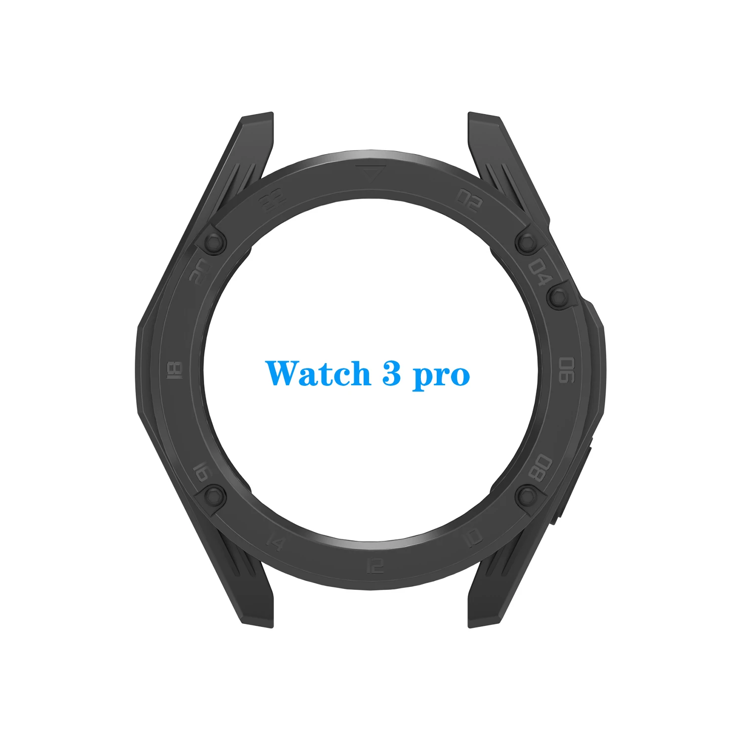 TPU Soft Frame Full Edge Protector Case Shell For Huawei Watch 3/3 Pro Smartwatch 3pro Sport Watch Band Protective Bumper Cover 