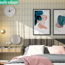 Современные английские клетчатые обои детская комната Спальня Кабинет Магазин Офис Гостиная ТВ Фон нетканые обои