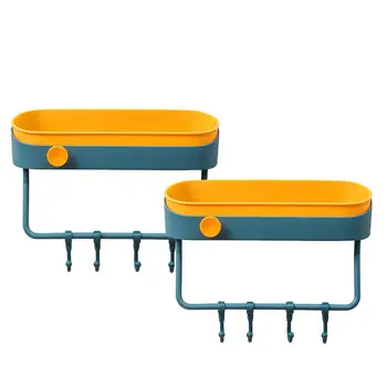 

2 Pcs Storage Rack Sturdy Durable High Quality Prime Storage Shelf Storage Rack Towel Holder Bathroom Kitchen