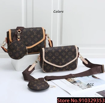 

Luxury Louis Vuitton LV- Leather Handbags Women Bags Designer Brand Women's Shoulder Bags Large Capacity Ladies Hand Bags L513