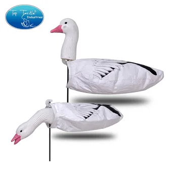 

CF Lure Hunting Decoy 3d Head Snow Goose Decoy Windsocks Tyvek Feeder Goose Sentry Specklebelly Goose White fronted Goose