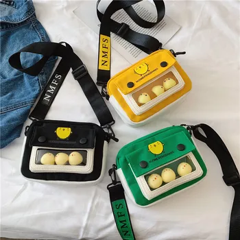 

25#Female Canvas Bag Wild Messenger Bag Student Out Bag Cute Girl Shoulder Bag bags women bolsos de mujer