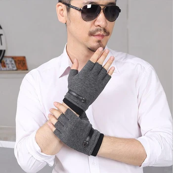 

2019 New Outdoor Riding Half Finger Warm Gloves Warm And Velvet thickening Bike Gloves