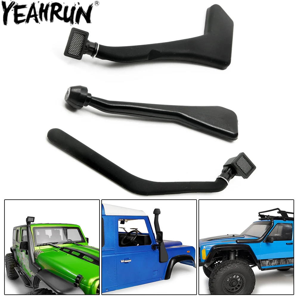 Резиновый сафари-Шноркель YEAHRUN для радиоуправляемого автомобиля 3 типа 1/10 Axial SCX10