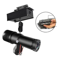 HD рекламный пользовательский текстовый узор Настольный Трек Светодиодный проекционный светильник направляющая Гобо проектор для магазина ведущий направляющий путь