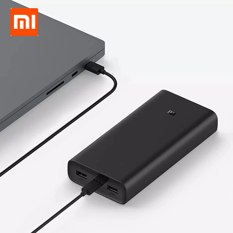 Xiaomi 20000mAh power Bank 3 супер быстрая зарядка версия внешний аккумулятор USB-C 50W MAX Quick Charge внешний аккумулятор с двумя usb-портами