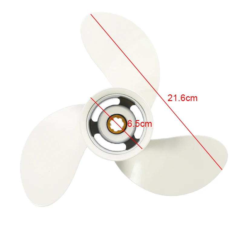 Лодочные моторы морские пропеллеры для подвесной двигатель yamaha 6-8Hp 8 1/2X8 1/2 6G1-45941-00-El алюминиевый сплав R вращение 3 лезвия