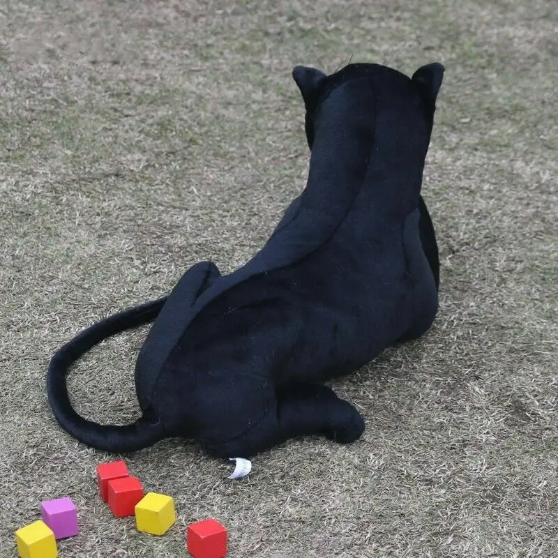 Большая Panthera Pardus Fusca мягкая игрушка Черная пантера плюшевая ...