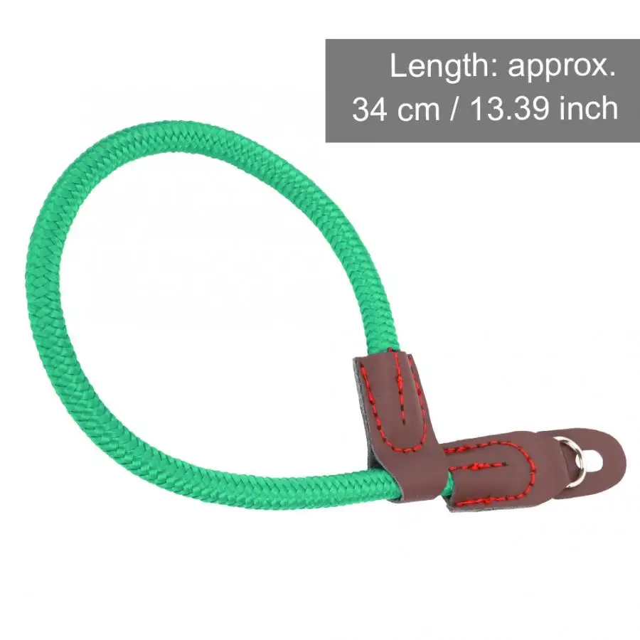 Military Green Нейлоновый ремешок на запястье для камеры, ремешок на запястье для камеры Leica для камеры Fuji с круглым отверстием, интерфейс correa camara - Цвет: Military Green