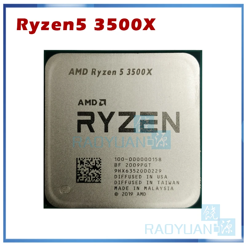Процессор AMD Ryzen 5 3500X R5 3 6 ГГц шестиядерный шестипоточный процессор 7 нм 65 Вт L3 = 32M 100