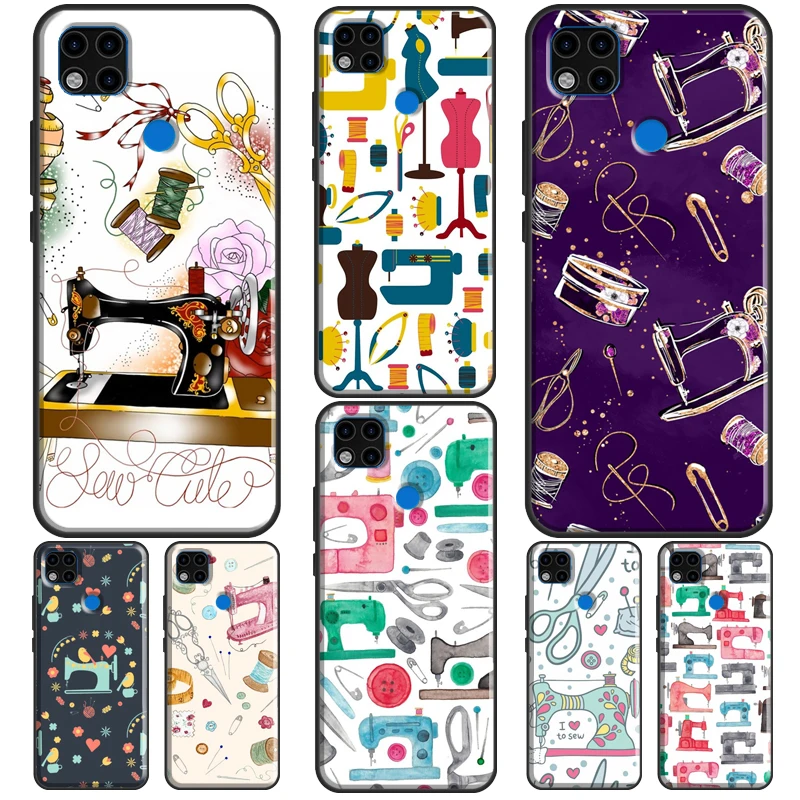 Vintage Sewing Machines Case For Redmi Note 10 Pro 11 9 8 10S 9S 9C 9A 9T Coque | Мобильные телефоны и аксессуары