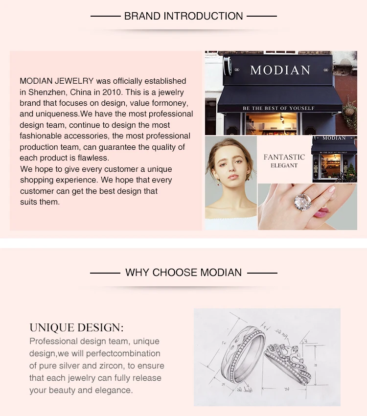 Modian Top Quality 100% Real 925 Sterling Silver Classic Charm AAAAA Zirconia Wedding Finger Rings For Women Fine Jewelry anel Modian Top Quality 100% Real 925 Sterling Silver Classic Charm AAAAA Zirconia Wedding Finger Rings For Women Fine Jewelry anel